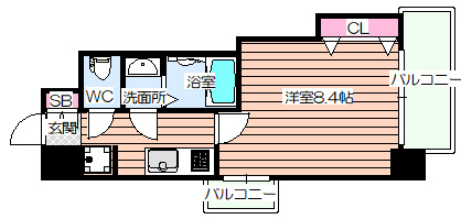 【間取り】 | Luxe新大阪EASTⅠ