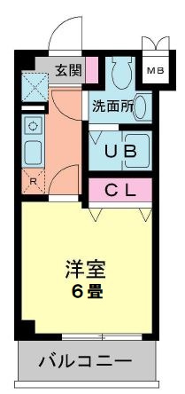 ウインズコート天神橋の間取り
