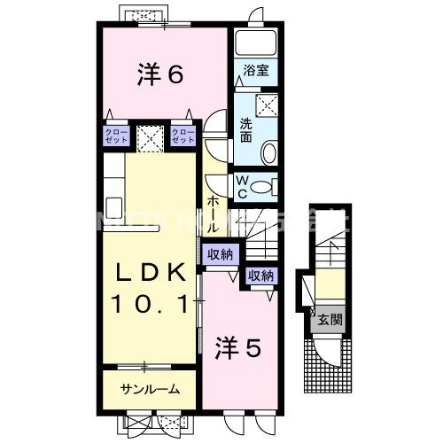京丹後市大宮町口大野のアパート