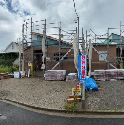 津市海岸町第3 新築戸建【全2棟】の前面道路含む現地写真