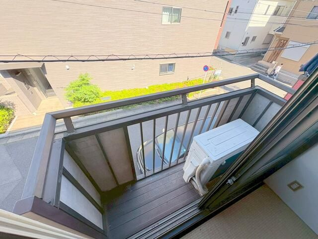 三和ハイツのバルコニー