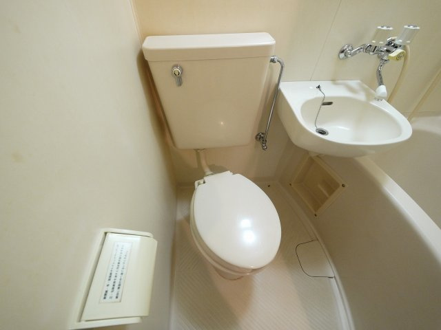 ハイツチャオチャオのトイレ|落ち着いた色調のトイレです