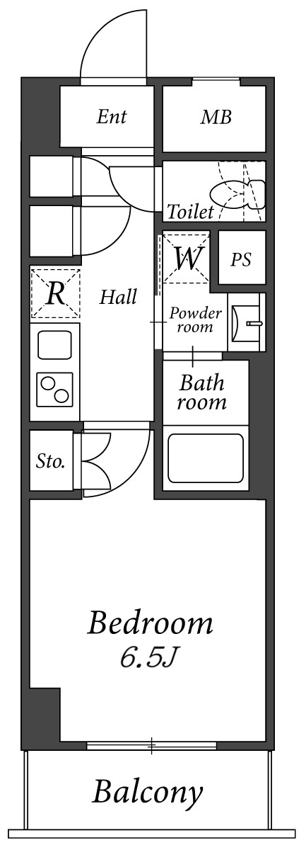 ADW Residence 西新宿の間取り