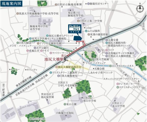 Ｂｒｉｌｌｉａ　ｉｓｔ　池尻大橋の地図