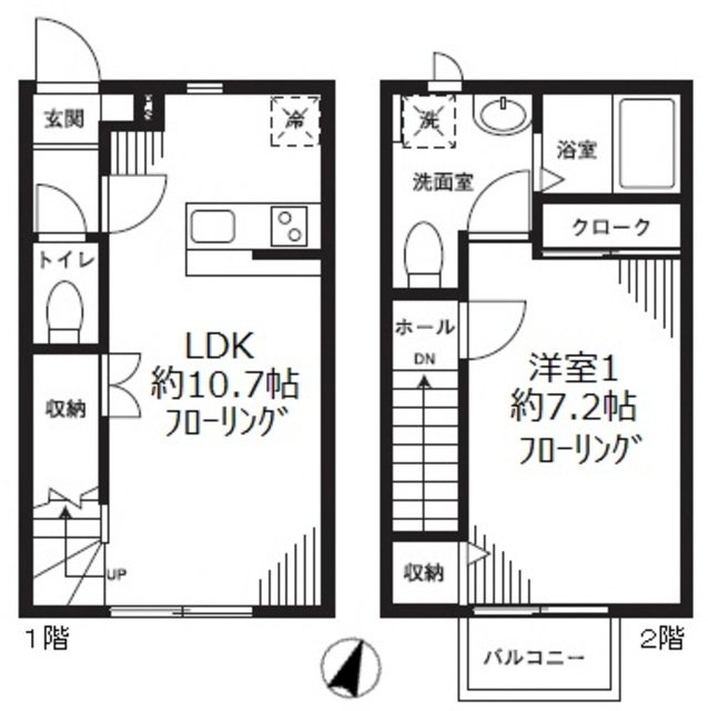 ホワイトビレッジの間取り