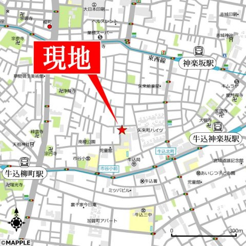 グランドグレース神楽坂の周辺