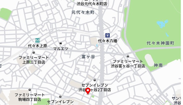 レジデンス渋谷富ヶ谷の地図