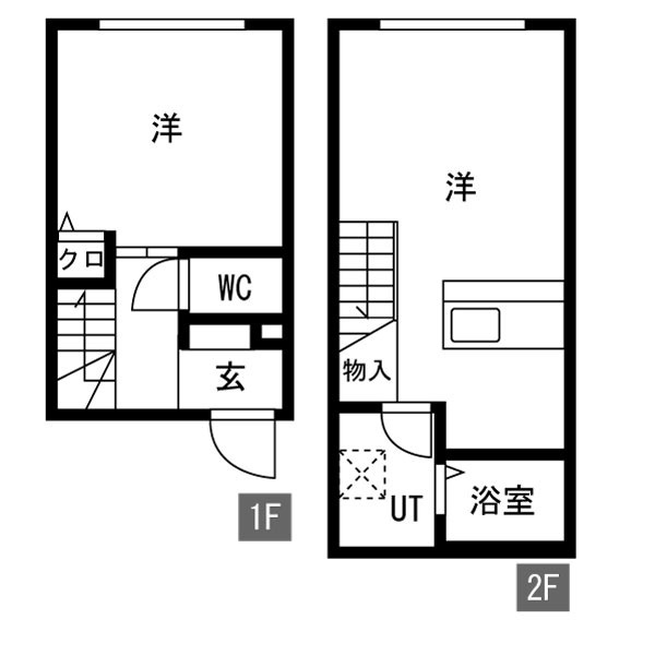 世田谷区下馬５丁目の賃貸マンションの間取り