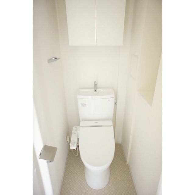 ラティエラ都立大学のトイレ|落ち着いた色調のトイレです