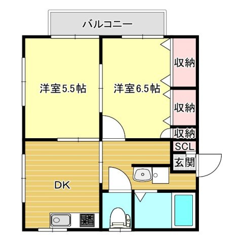 グリーンヒルズSTの間取り