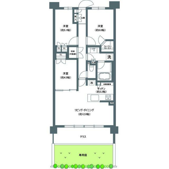 【間取り】 | パークホームズ杉並善福寺川緑地