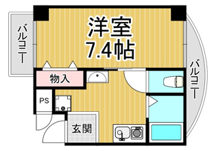 アネックス東塚口の間取り
