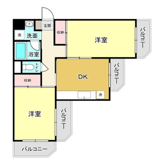 【間取り】 | パークハイム林間 | 間取りです。