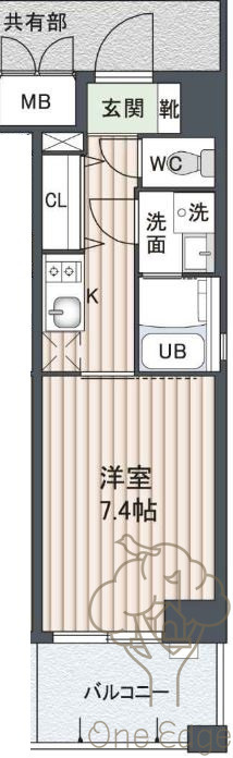 ブランTAT福島の間取り