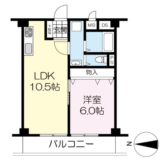 シェトア塚口第一の間取り