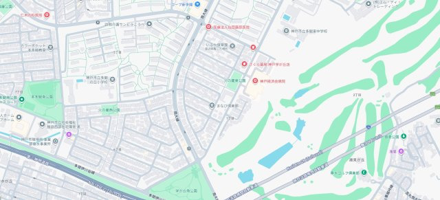 神戸市垂水区学が丘　第2期　新築一戸建ての地図