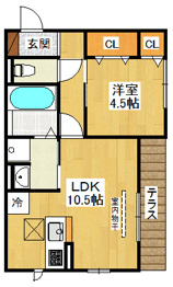 アクシス西宮北口の間取り