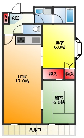 【間取り】 | シャンクレール豊新