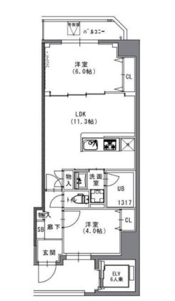 S-RESIDENCE菊川rivieの間取り