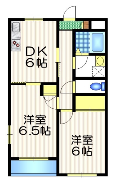 クレスト山野の間取り