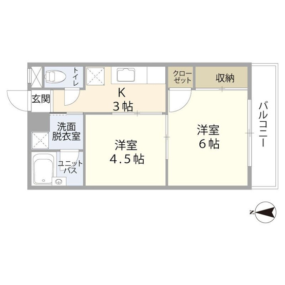 【間取り】 | サンライズ鶴田