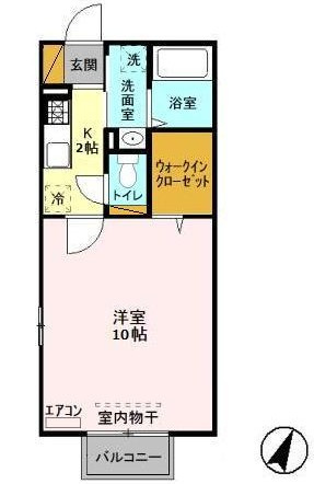 【間取り】 | シャルドネ　Ｂ