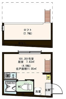ハーモニーテラス南小岩Ⅳ の間取り