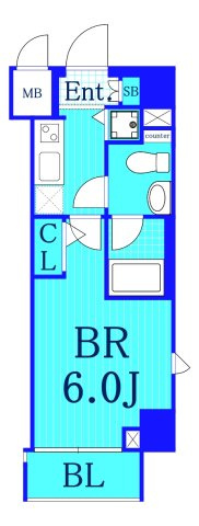 Le’a横濱東口弐番館の間取り