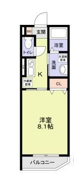 メグリオ新松戸の間取り|間取りです。
