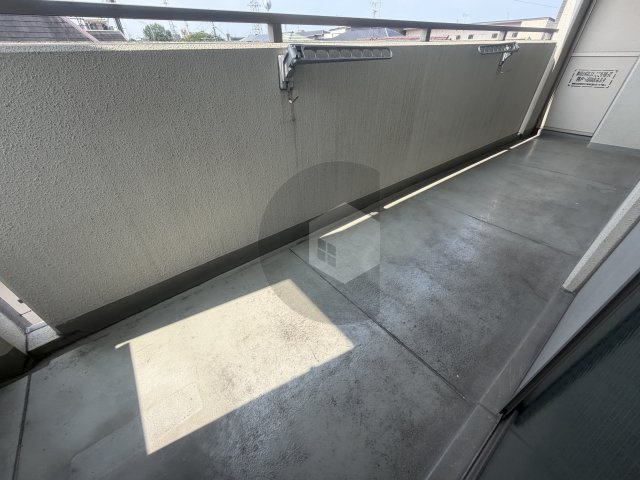 パルテール中小阪のバルコニー