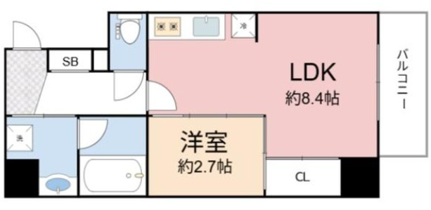 ナットレジデンス都島本通の間取り