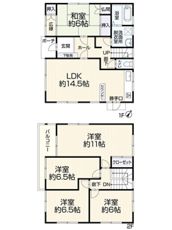 【間取り】 | 豊田市市木町１丁目戸建