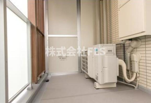 千代田区三番町の賃貸マンションのバルコニー