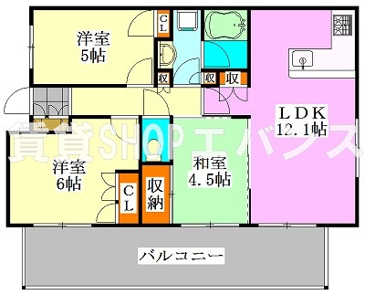 【間取り】 | スカイグランデ船橋宮本