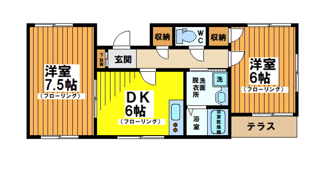 【間取り】 | メゾンカテルネル