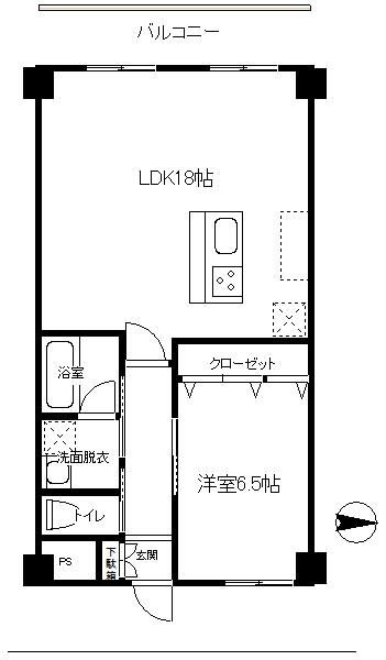 クイーンパレス浅伊の間取り