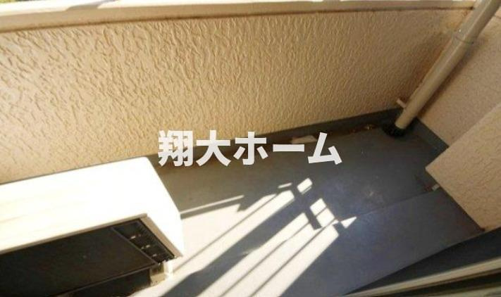 三栄ハイツのバルコニー