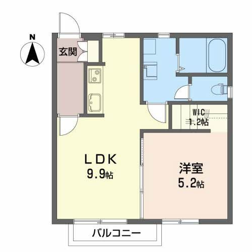 フレグランスＫの間取り