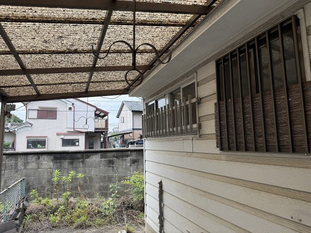 中曽司町戸建の庭