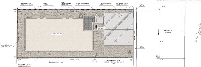 仲介手〇料不要Adoble合志市幾久富6期 2号棟【南ヶ丘小・合志中】の土地図|2号棟の外構計画図。玄関アプローチ・土間・境界まわり。施工内容は変更となる場合があります。