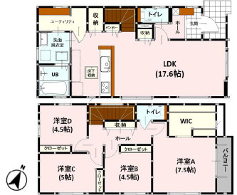 仲介手数料不要　よかタウンAdoble合志市幾久富６期【南ヶ丘小・合志中】