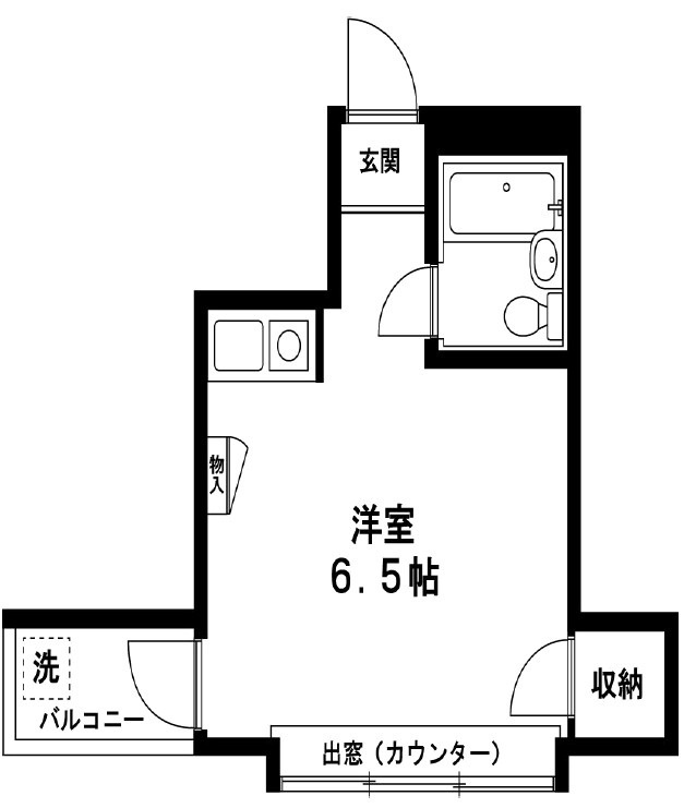 ＭＨビルの間取り|間取りです。