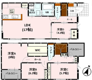 仲介手数料不要　よかタウンAdoble合志市幾久富６期【南ヶ丘小・合志中】