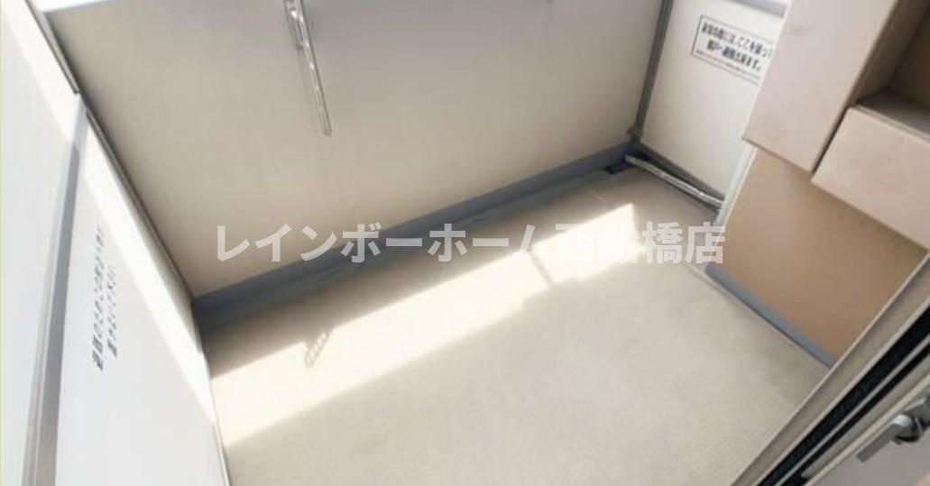 アトランティス津田沼Ⅰのバルコニー
