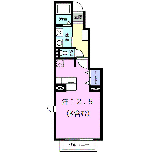 レジュイールの間取り|間取図