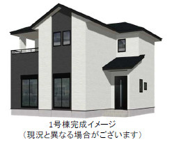 仲介手数料不要　よかタウンBloom北区鶴羽田3丁目１期【北部東小・北部中】の外観パース|外観パースです