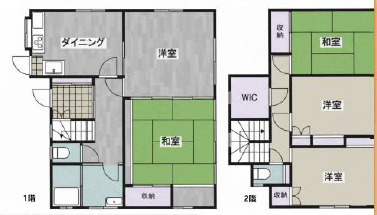 平塚市片岡　中古戸建の間取り