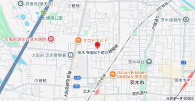【地図】 | レジデンス茨木春日