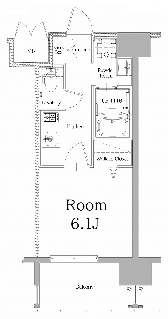 新品家具付きマンション港2(KaGood福岡)