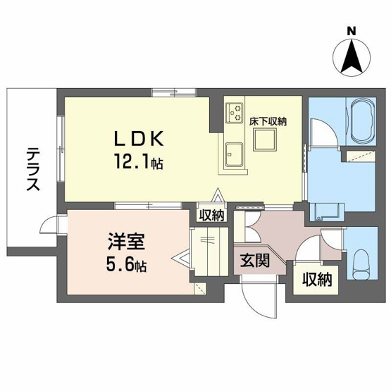 【間取り】 | レジデンス茨木春日